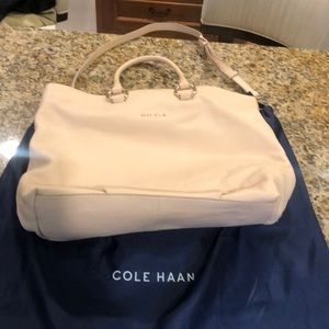 Cream/ Tan Cole Haan Bag